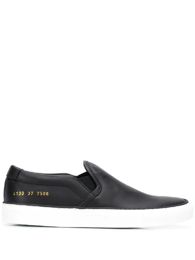 Shop Common Projects Slip-on-sneakers In Black