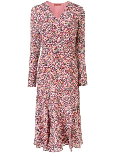 Shop Altuzarra Martha Dress In Multicolour