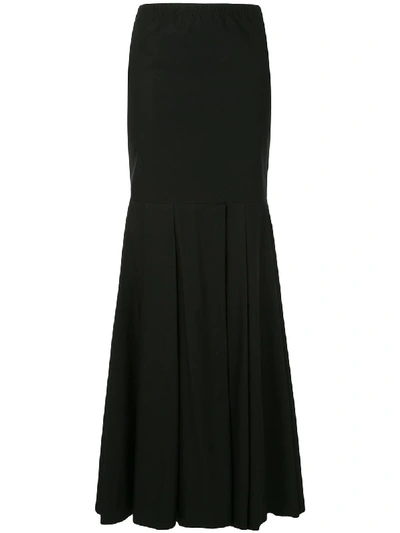 Shop Vera Wang Pull-on Fishtail Skirt In Black