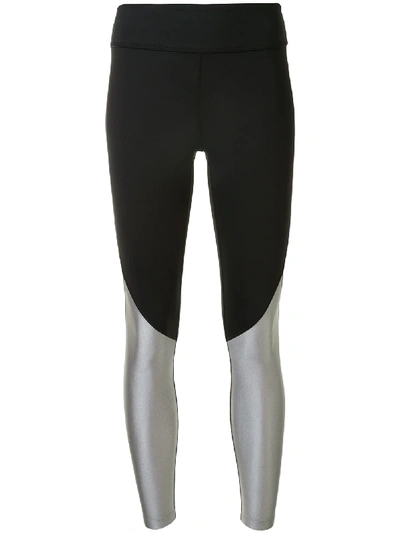 Shop Alala Captain Ankle Panelled Leggings In Black