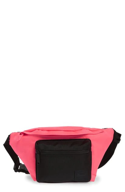 Shop Herschel Supply Co Seventeen Hip Pack In Neon Pink/ Black