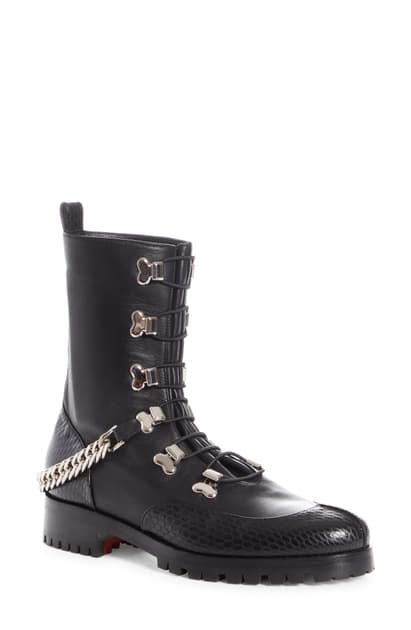 louboutin combat boots