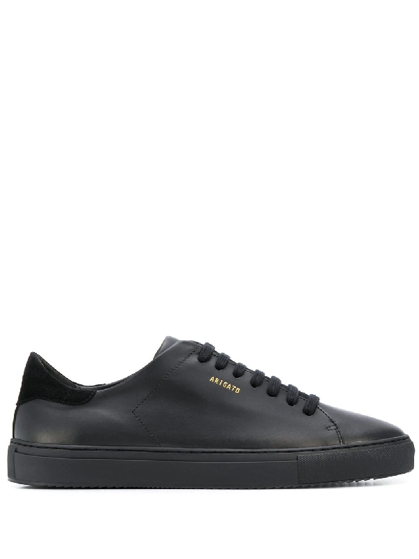 Axel Arigato Men's Clean 90 Low-cut Leather Sneakers In Black | ModeSens