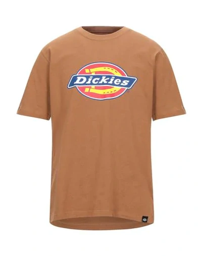 Shop Dickies T-shirts In Brown