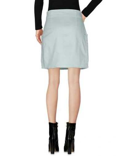 Shop Baum Und Pferdgarten Woman Mini Skirt Light Green Size 10 Organic Cotton, Elastane