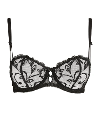 Shop Aubade Embroidered Lace Half-cup Bra