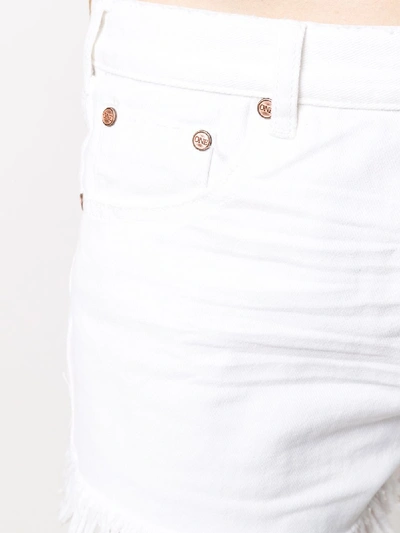 Shop One Teaspoon Cotton Outlaw Denim Shorts In White