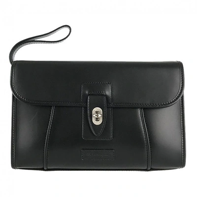 Pre-owned Ferragamo Black Leather Bag