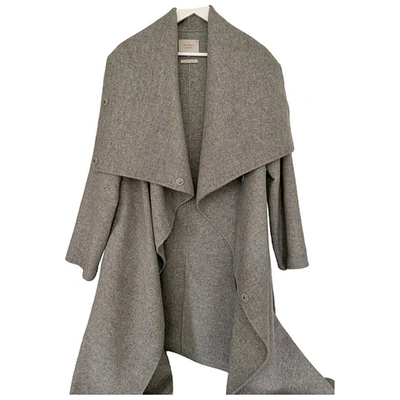 Pre-owned Eudon Choi Grey Wool Coat