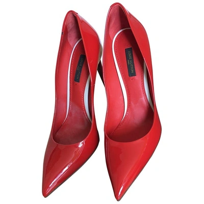 Louis Vuitton - Authenticated Heel - Patent Leather Red Plain for Women, Very Good Condition