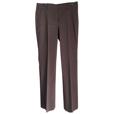 Pre-owned Incotex Straight Pants In Grey