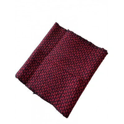 Pre-owned Isabel Marant Étoile Red Cashmere Scarf