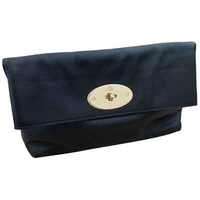 Pre-owned Mulberry Black Leather Clutch Bag
