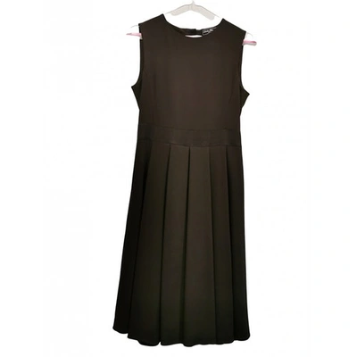 Pre-owned Ferragamo Black Silk Dress