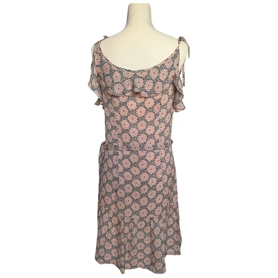 Pre-owned Paul & Joe Silk Mid-length Dress In Pink