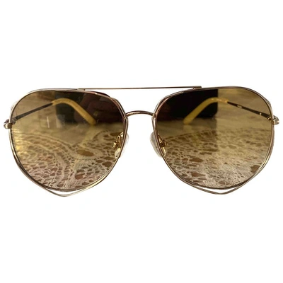 Pre-owned Dries Van Noten Metal Sunglasses