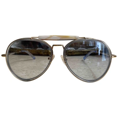 Pre-owned Dries Van Noten Navy Sunglasses