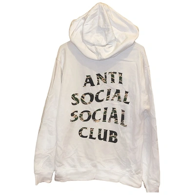 Pre-owned Anti Social Social Club White Cotton Knitwear & Sweatshirts