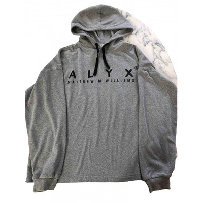 Pre-owned Alyx Grey Cotton Knitwear