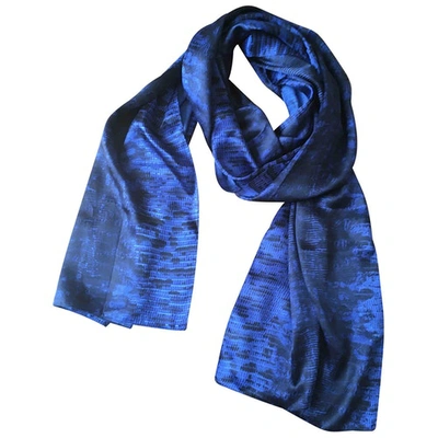 Pre-owned Isabel Marant Étoile Navy Silk Scarf