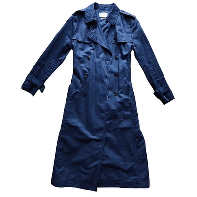 Pre-owned Isabel Marant Étoile Navy Cotton Trench Coat