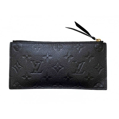 Louis Vuitton Purses, wallets, cases Black Leather ref.926530