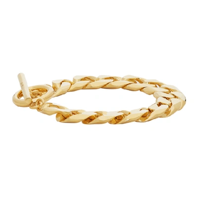 Shop All Blues Gold Polished Moto Bracelet