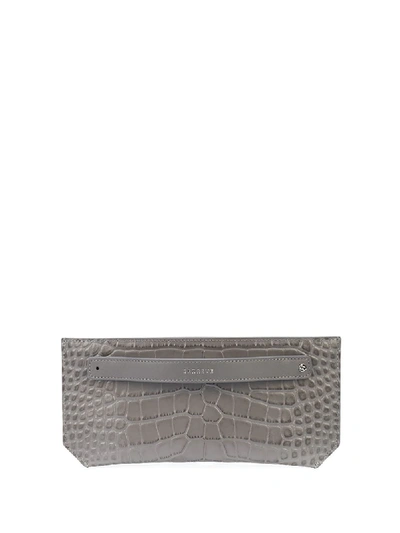 Shop Senreve Bracelet Pouch Clutch Bag In Grey
