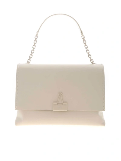 Shop Off-white Soft Large Shoulder Bag In Ivory Color In White