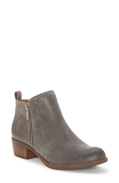 Shop Lucky Brand Basel Bootie In Storm Leather