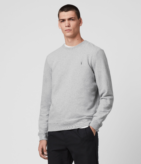 allsaints raven crew sweatshirt