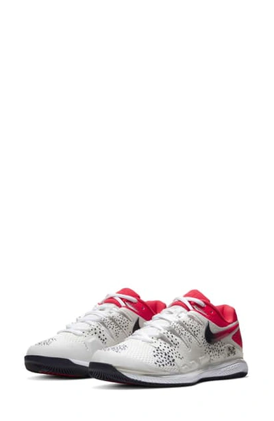 Shop Nike Air Zoom Vapor X Tennis Shoe In White/ Gridiron/ Crimson