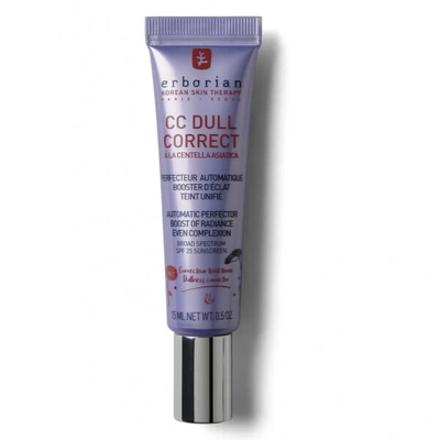 Shop Erborian Cc Dull Correct - Colour Correcting Anti-dull Cream With Brightening Effect Spf25 Travel Size 15ml