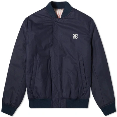 Shop Kenzo Bomber Jacket In Blue