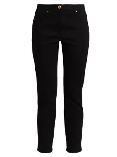Shop Escada J575 Mid-rise Skinny Jeans In Black