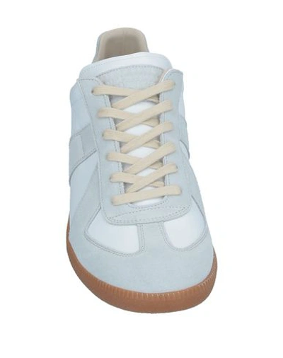 Shop Maison Margiela Man Sneakers Light Grey Size 7 Soft Leather