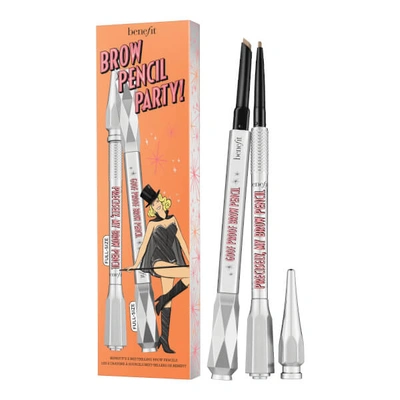 Shop Benefit Brow Pencil Party Goof Proof & Precisely My Brow Duo Set (worth £45.00) (various Shades) In 02 Warm Golden Blonde