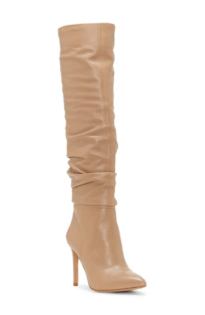 Shop Vince Camuto Kashiana Boot In Twilight Taupe Leather