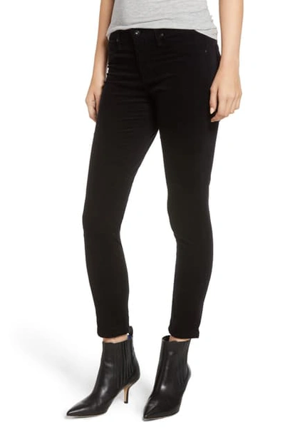 Shop Ag The Legging Corduory Skinny Ankle Jeans In Super Black