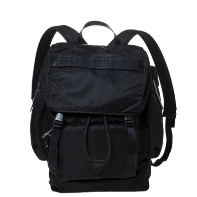 Pre-owned Burberry Black Nylon Ranger Backpack