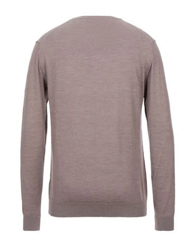 Shop Daniele Fiesoli Man Sweater Light Brown Size 3xl Merino Wool In Beige