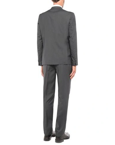 Shop Roberto Cavalli Suits In Steel Grey