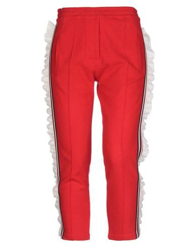 Shop Laneus Casual Pants In Red