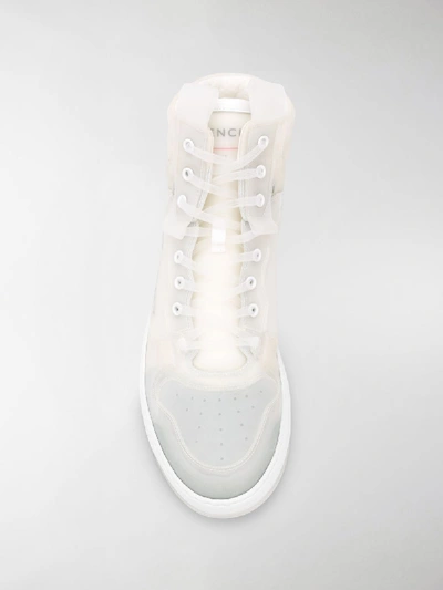 Shop Givenchy Wing High Sneakers In White