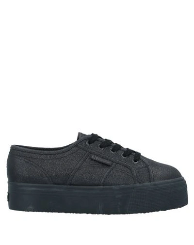 Shop Superga Woman Sneakers Black Size 5 Polyester, Cotton