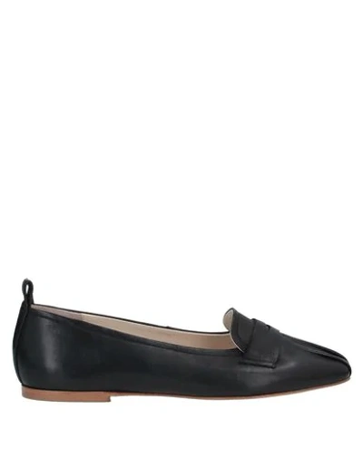 Shop Anna Baiguera Loafers In Black