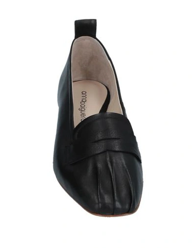 Shop Anna Baiguera Loafers In Black