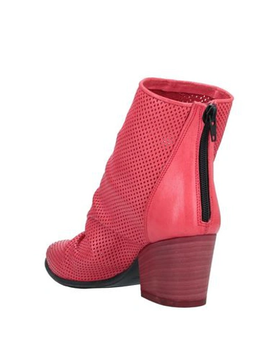 Shop Fiorifrancesi Ankle Boots In Coral