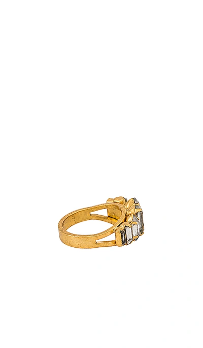 Shop Elizabeth Cole Ramsey Ring In Crystal