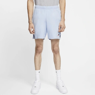 Shop Nike Men's  Sportswear Heritage Gym Shorts In Blue
